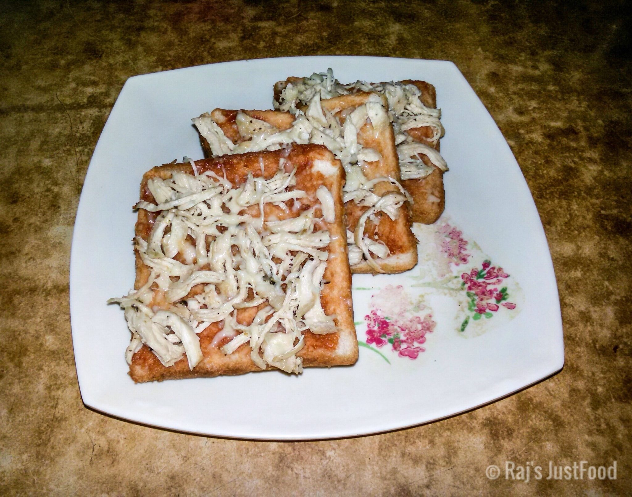 cheesy chicken toast recipe