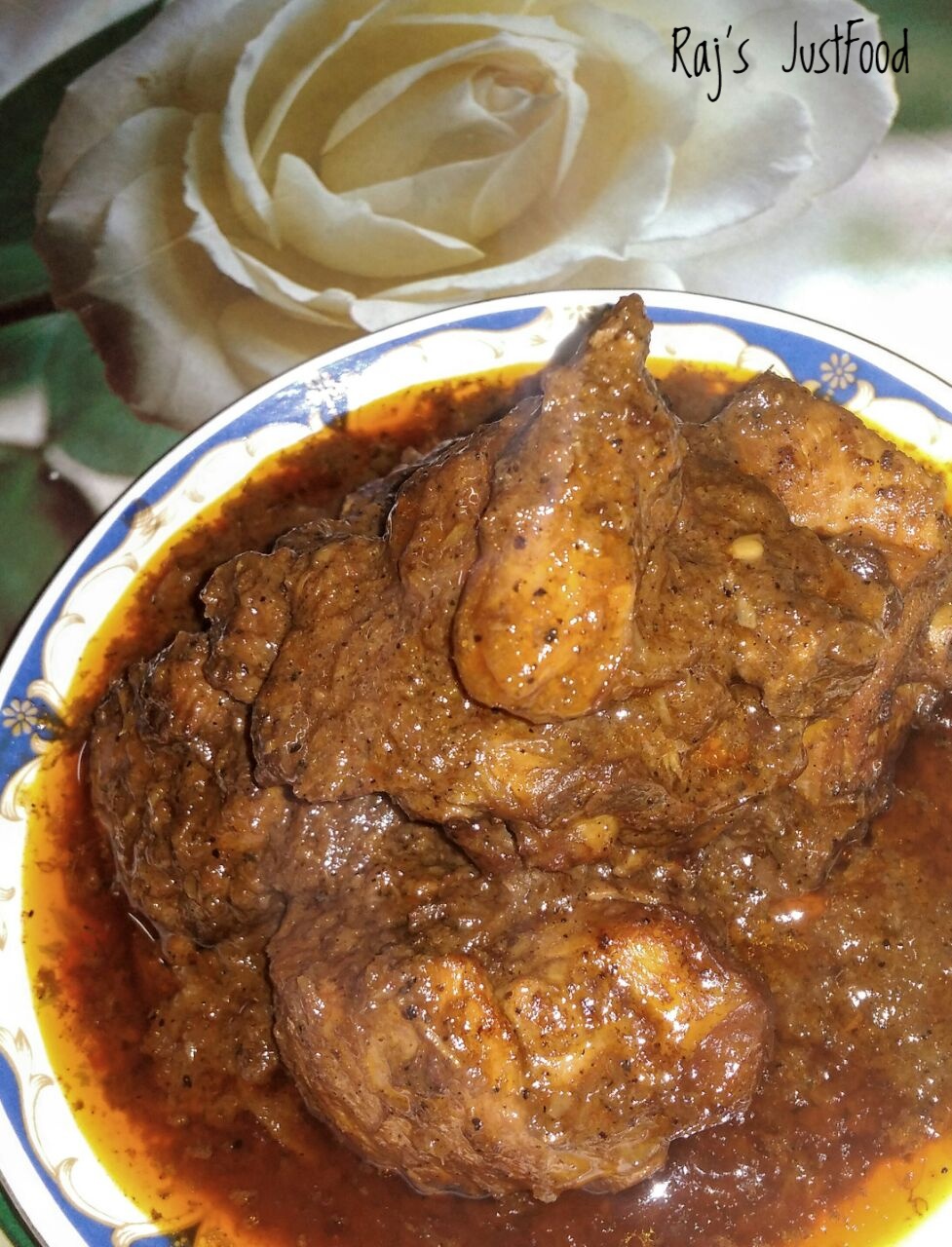 Murgh Kala Bhuna Recipe [ Unique Chicken Preparation ] - Raj's JustFood