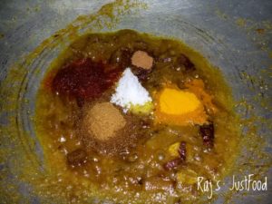 Chicken khichuri process